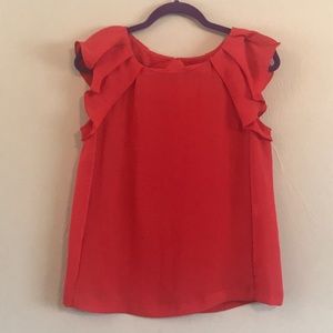 Red Zara Blouse